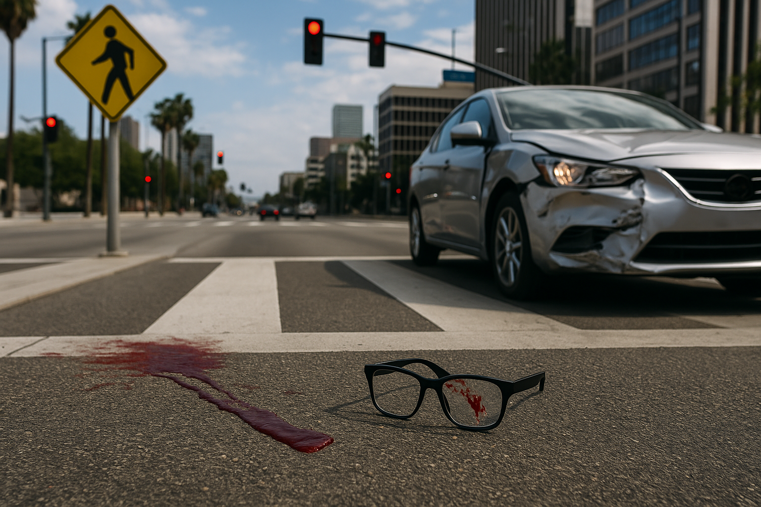 Eye Injuries in Los Angeles Pedestrian Collisions-How Fault is Determined