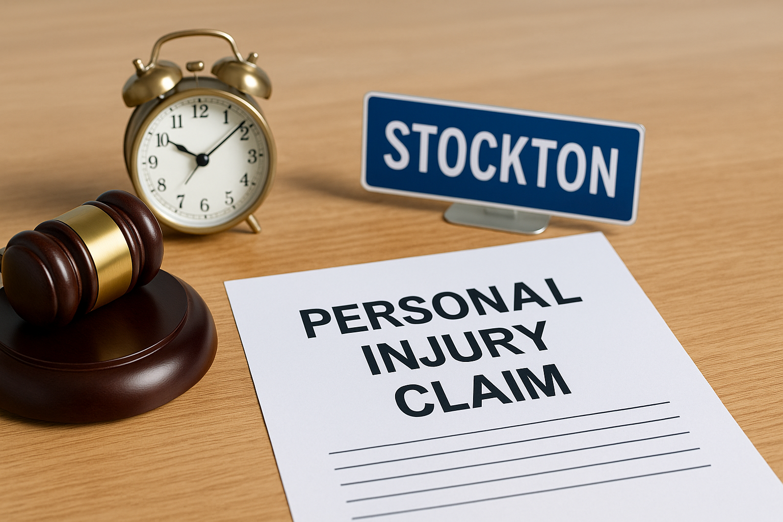 When should you file a personal injury claim after an accident in Stockton
